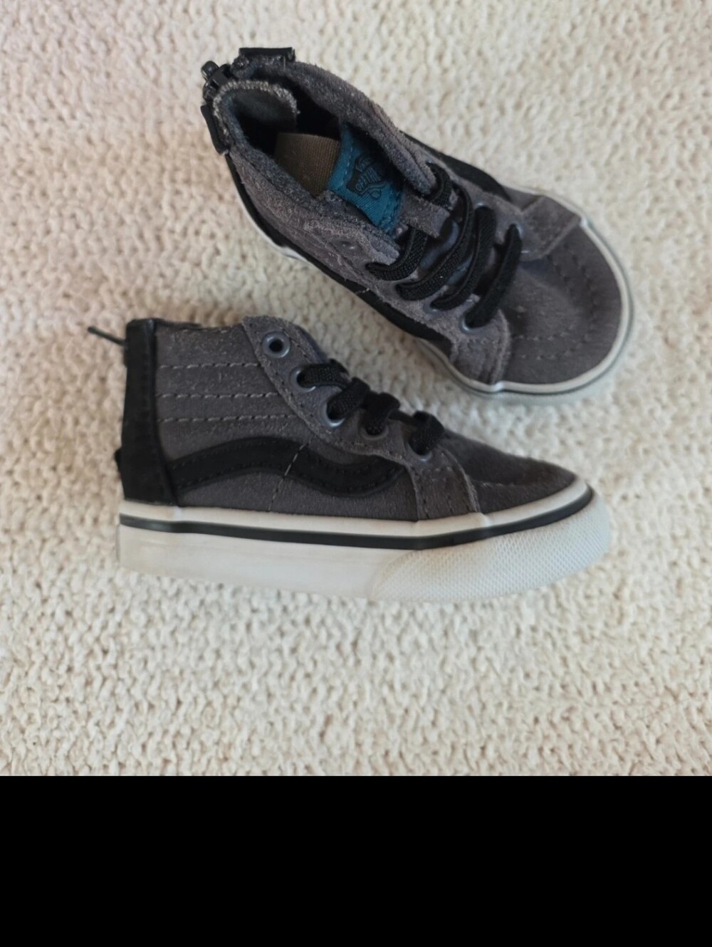 Vans Toddler Sk8-Hi Zip Sneakers Boy Toddler Size 4